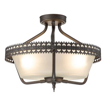 Elstead - Kiinteä kattokruunu CROWN 3xE27/60W/230V