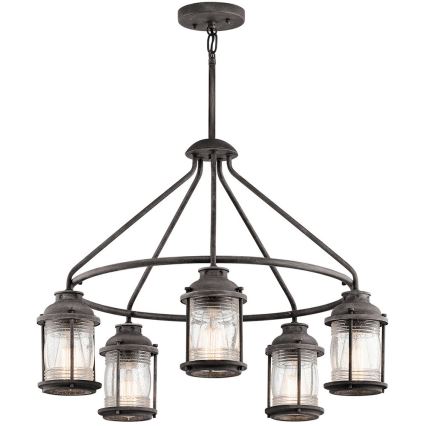 Elstead KL-ASHLANDBAY-5P - Ulkokattokruunu ASHLAND 5xE27/60W/230V IP44