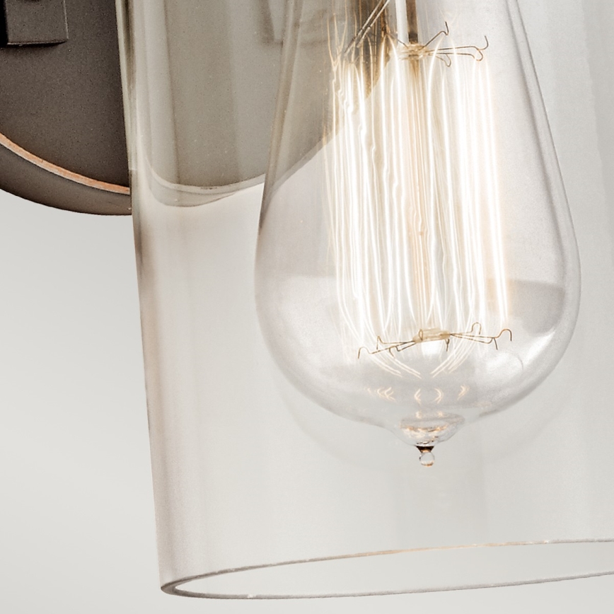 Elstead KL-BRINLEY1-OZ - Seinävalaisin BRINLEY 1xE27/60W/230V antrasiitti