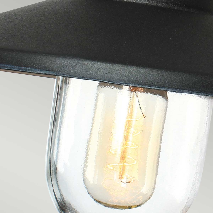 Elstead - Ulkovalaisin KLAMPENBORG 1xE27/60W/230V IP44 musta