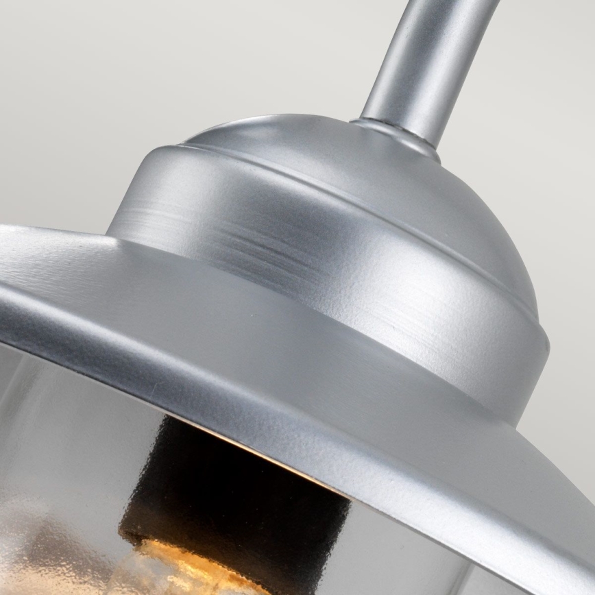 Elstead - Ulkoseinävalaisin KLAMPENBORG 1xE27/60W/230V IP44 mattakromi