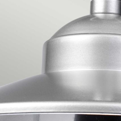 Elstead - Ulkoriippuvalaisin ketjulla KLAMPENBORG 1xE27/60W/230V IP44 mattakromi