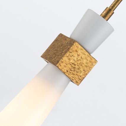Elstead - Tankokiinnitteinen kattokruunu KRISTY 1xE27/40W/230V, halkaisija 15,2 cm, kuparinvärinen