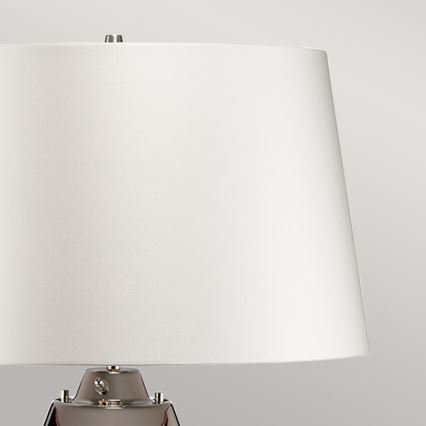Elstead - LED-pöytävalaisin LENA 1xE27/40W/230V + 1xGU10/7W 74 cm vaaleanpunainen/valkoinen