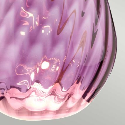 Elstead - LED-pöytävalaisin LENA 1xE27/60W/230V + 1xGU10/7W 60,5 cm vaaleanpunainen