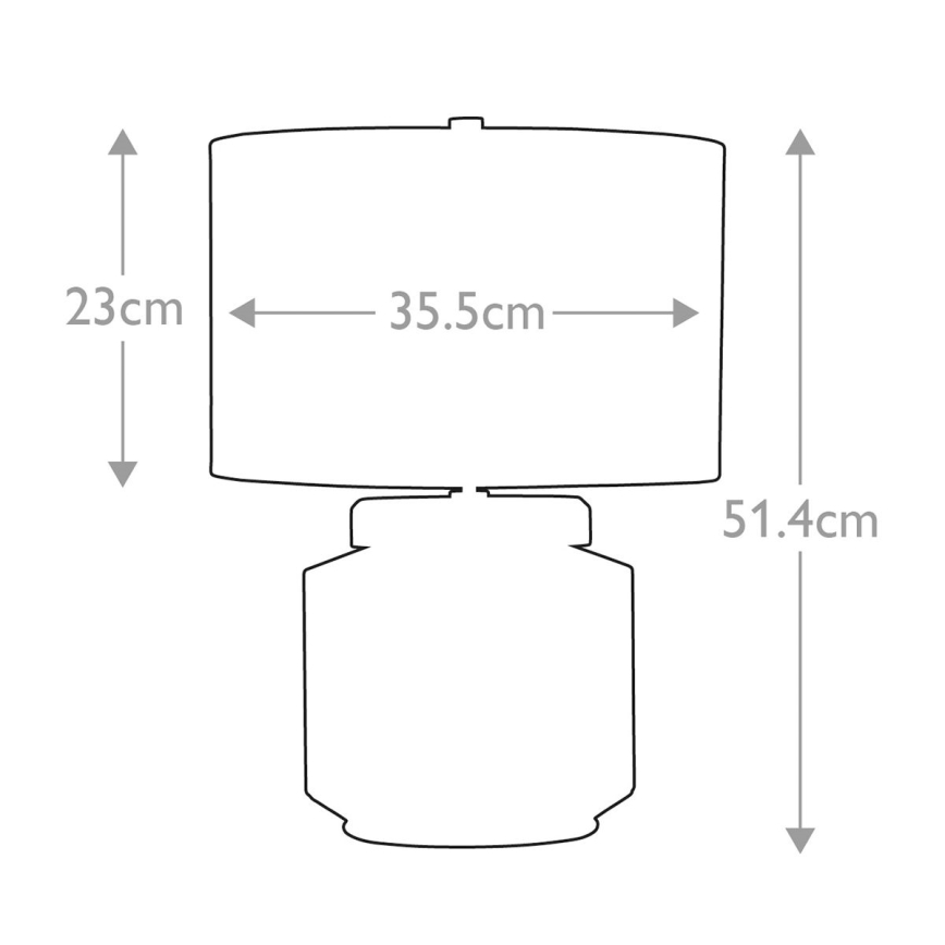 Elstead - Pöytävalaisin LUGA 1xE27/60W/230V