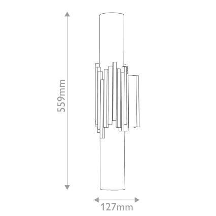 Elstead - LED-kylpyhuoneen seinävalaisin MARVELE 2xG9/4W/230V IP44