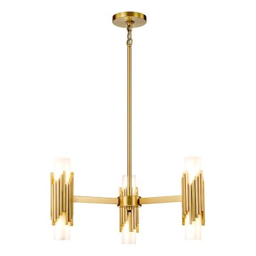 Elstead - MARVELE varrellinen kattokruunu 6xE14/40W/230V kultainen