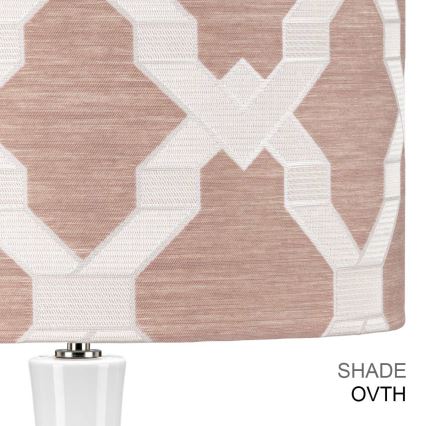 Elstead - Pöytävalaisin MILO 1xE27/60W/230V vaaleanpunainen