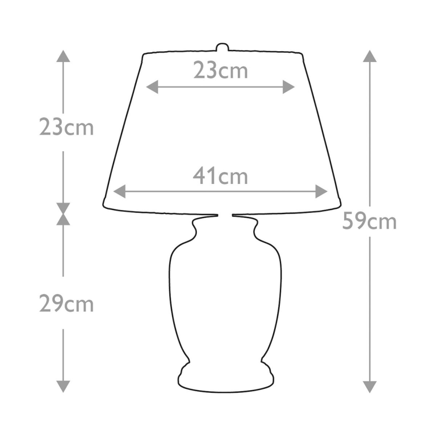 Elstead - Pöytävalaisin MORRIS 1xE27/60W/230V