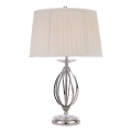 Elstead - Pöytävalaisin AEGEAN 1xE27/60W/230V kiiltävä kromi