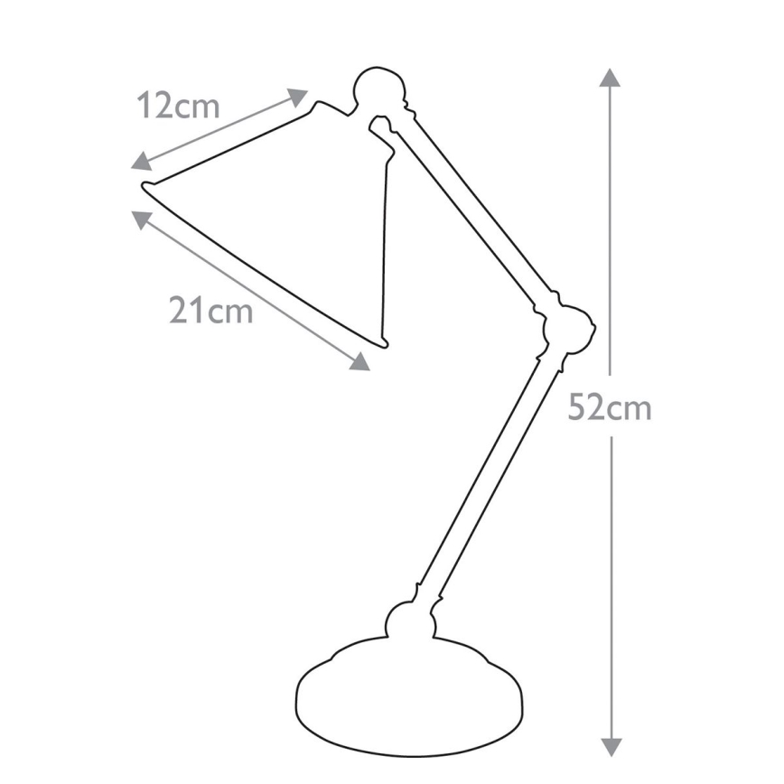 Elstead - Pöytävalaisin PROVENCE ELEMENT 1xE27/60W/230V musta