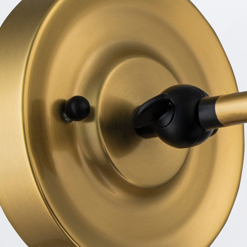 Elstead PV1-AB-MB - Seinävalaisin PROVENCE 1xE27/60W/230V kulta/musta