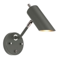 Elstead QUINTO1-GPN - Seinävalaisin QUINTO 1xE27/8W/230V