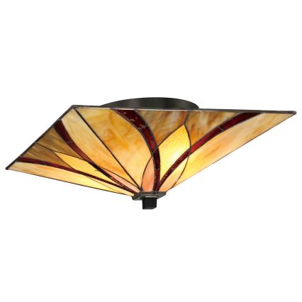 Elstead - Kattovalaisin Tiffany ASHEVILLE 2xE27/60W/230V