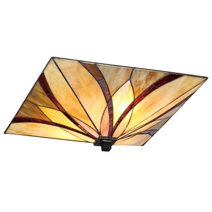 Elstead - Kattovalaisin Tiffany ASHEVILLE 2xE27/60W/230V