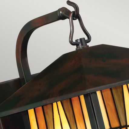 Elstead - Ulkoseinävalaisin Tiffany INGLENOOK 1xE27/60W/230V IP44