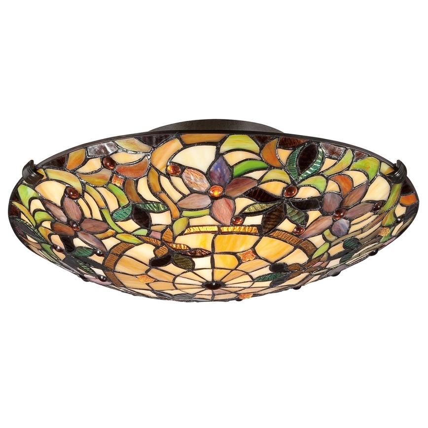 Elstead - Kattovalaisin Tiffany KAMI 2xE27/60W/230V