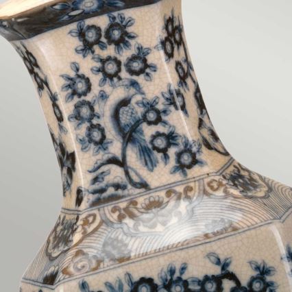 Elstead - Pöytävalaisin SININEN HEX 1xE27/60W/230V