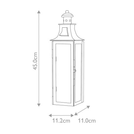 Elstead - Ulkoseinävalaisin STOW 1xE14/60W/230V IP44