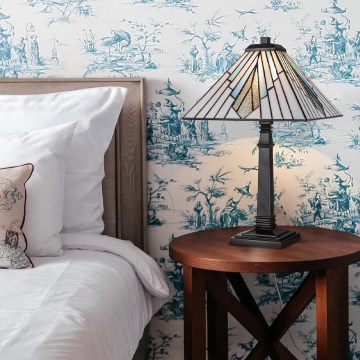 Elstead - Tiffany-pöytälamppu ALDERLEY 1xE27/60W/230V