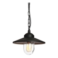 Elstead - Ulkokattokruunu ketjulla KLAMPENBORG 1xE27/60W/230V IP44