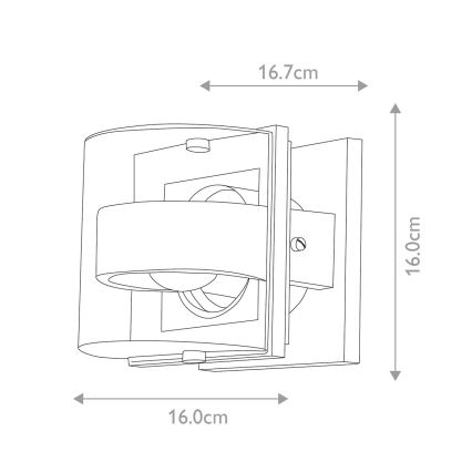 Elstead - Ulkoseinävalaisin FRIDA 1xE27/60W/230V IP54