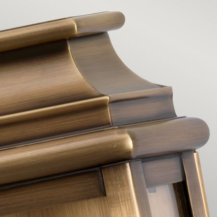 Elstead - Ulkoseinävalaisin ST MARTINS 1xE27/100W/230V IP44 pronssi