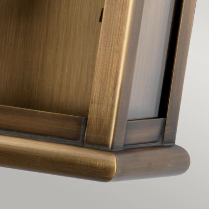 Elstead - Ulkoseinävalaisin ST MARTINS 1xE27/100W/230V IP44 pronssi