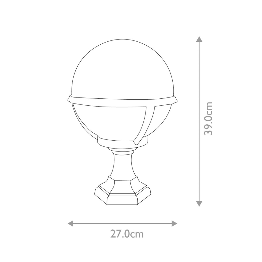 Elstead - Ulkovalaisin GLENBEIGH 1xE27/100W/230V IP44