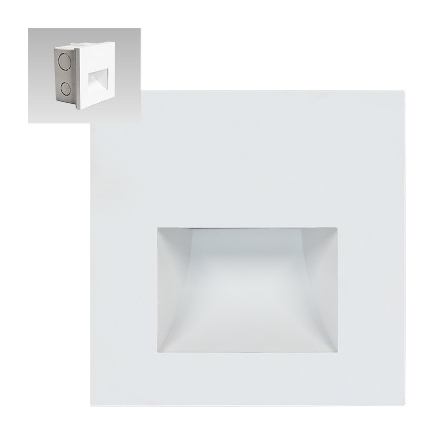 Emithor 70415 - LED-portaikkovalo SUNNY LED/1W/230V 4000K valkoinen