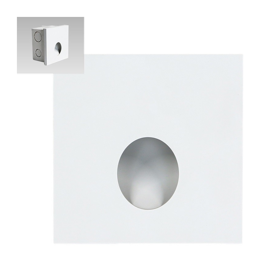 Emithor 70433 - portaikon LED-valo OLIVE LED/1W/230V 4000K valkoinen