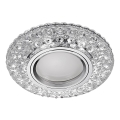 Emithor 71095 - LED-kattovalaisin ELEGANT GLASS FIX 1xGU10/50W + LED/3W-nauha