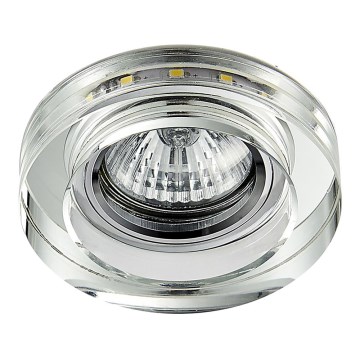 Emithor 71104 - LED-kattovalaisin ELEGANT DOUBLE LIGHT GU10/50W + LED/3W-nauha