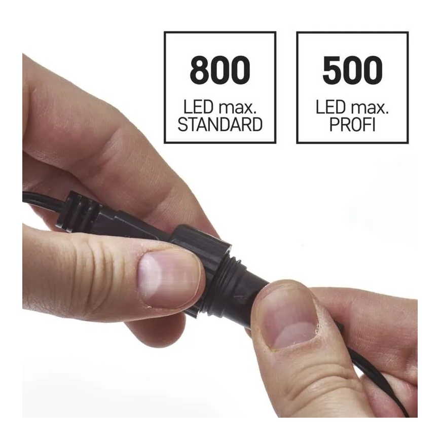 Virtalähde kohteelle connection of Joulu valot 230V IP44 + kauko-ohjaus