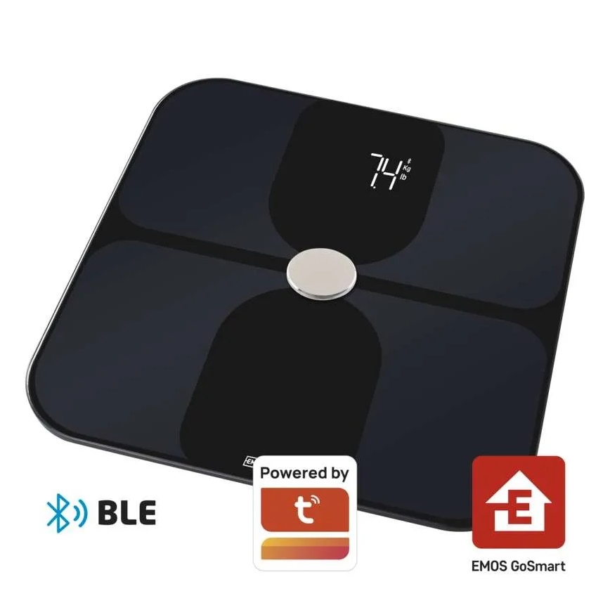 Älykäs henkilökohtainen vaaka GoSmart 3xAAA Tuya