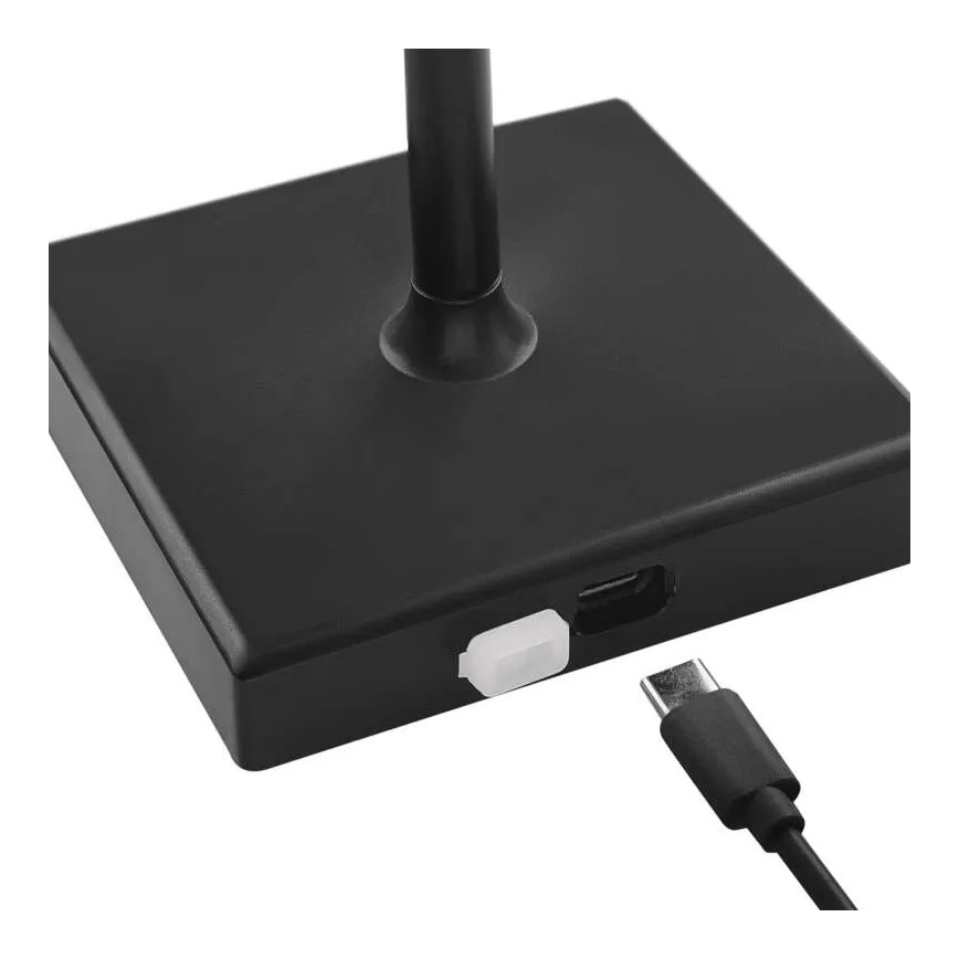 LED himmennettävä ladattava lamppu KATIE LED/4W/10V 1800mAh IP44 CRI 90 musta