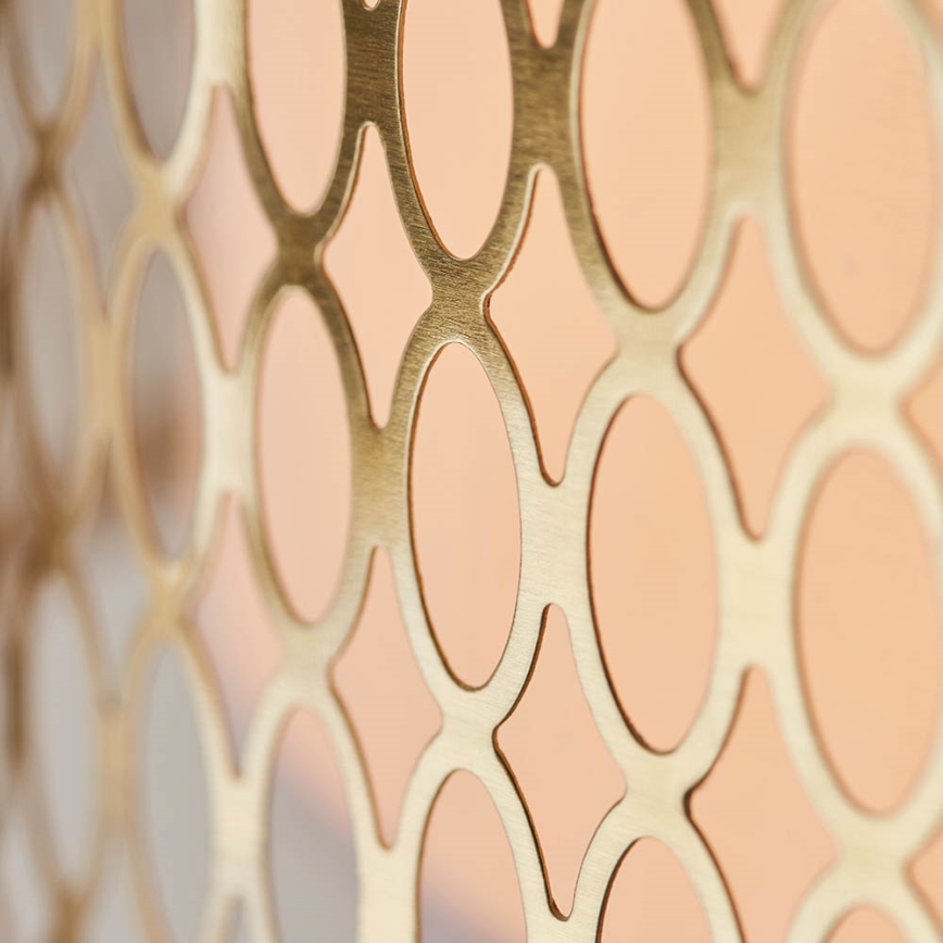 Endon 101569 - Ketjulla roikkuva kattokruunu CORDERO 3xE27/10W/230V, kultainen