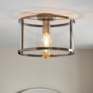 Endon 103112 - Kattovalaisin HOPTON 1xE27/10W/230V mattakromi