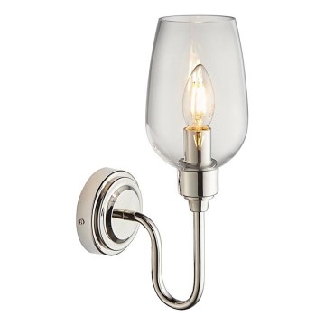 Endon 103316 - Seinävalaisin STOURTON 1xE14/6W/230V kiiltävä kromi