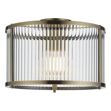 Endon 106265 - Kattovalaisin RIDGETON 1xE27/10W/230V messinki