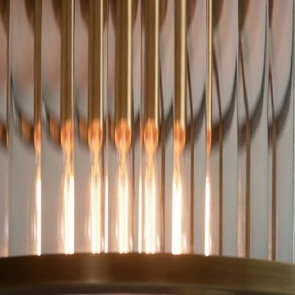 Endon 106265 - Kattovalaisin RIDGETON 1xE27/10W/230V messinki