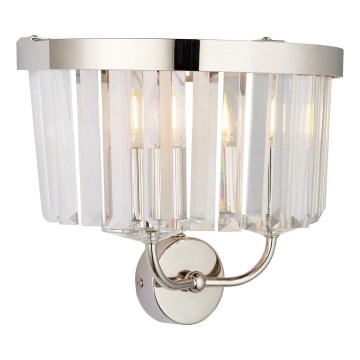 Endon 106448 - CHESTERFIELD-seinävalaisin 2xE14/6W/230V, kiillotettu kromi