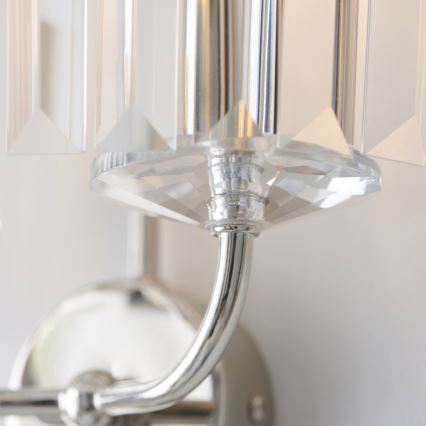 Endon 106448 - CHESTERFIELD-seinävalaisin 2xE14/6W/230V, kiillotettu kromi