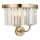 Endon 106450 - Seinävalaisin CHESTERFIELD 2xE14/6W/230V messinki