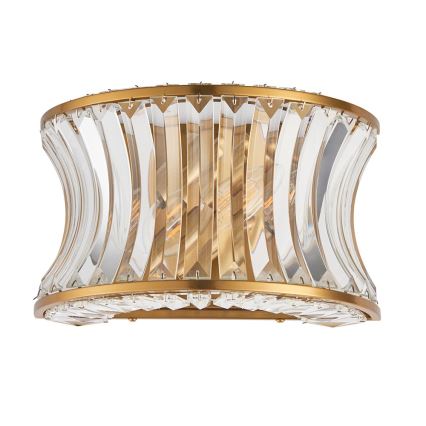 Endon 106812 - Kultainen seinävalaisin 2xE14/7W/230V