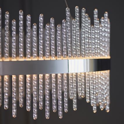 Endon 107108 - LED-riippuvalaisin vaijerilla LED/56W/230V 3000K kiiltävä kromi
