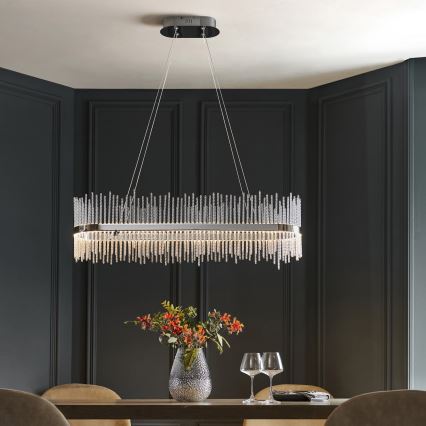 Endon 107109 - LED-riippuvalaisin vaijerilla LED/47W/230V 3000K kiiltävä kromi