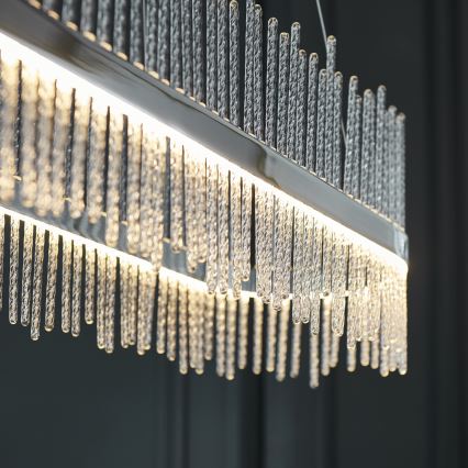 Endon 107109 - LED-riippuvalaisin vaijerilla LED/47W/230V 3000K kiiltävä kromi