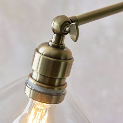 Endon 107609 - Lattiavalaisin 1xE27/10W/230V messinki